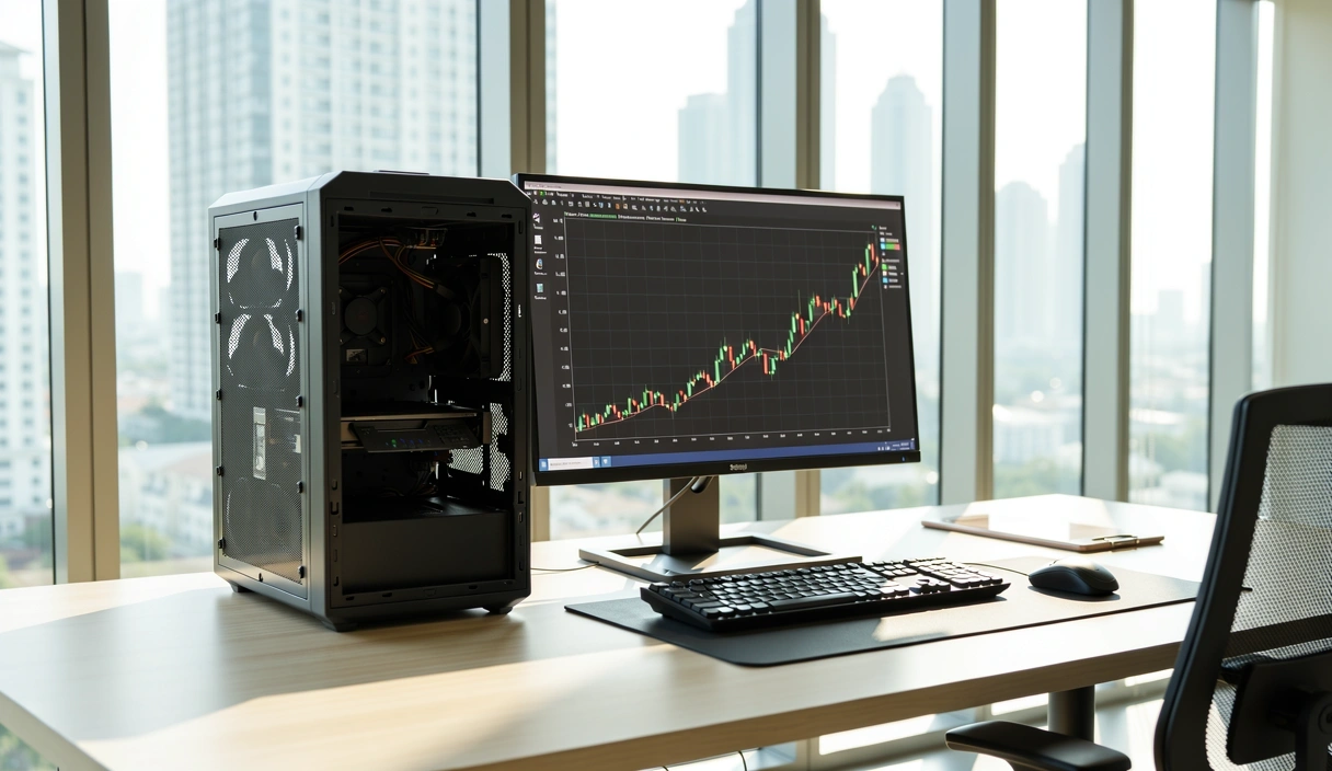 Persekitaran analisis teknikal profesional